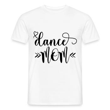 Cadeau DANCE MOM pour maman - T-shirt homme - blanc - Devant - AI Model Male 178 dark (178cm)