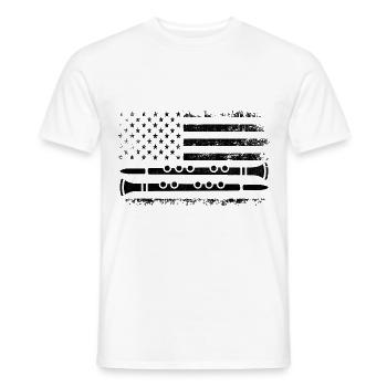 Joueur de hautbois Hautbois Basoonist Marching Band Instrumen - T-shirt homme - blanc - Devant - AI Model Male 178 dark (178cm)
