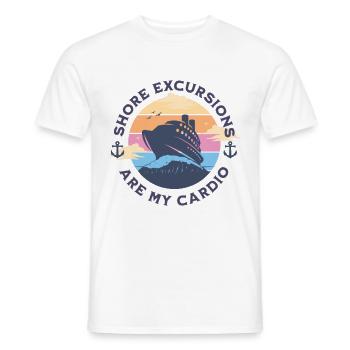 Kreuzfahrt Kreuzfahrtschiff Urlaub Reise Boot - Männer T-Shirt - Weiß - Vorne - AI Model Male 178 dark (178cm)