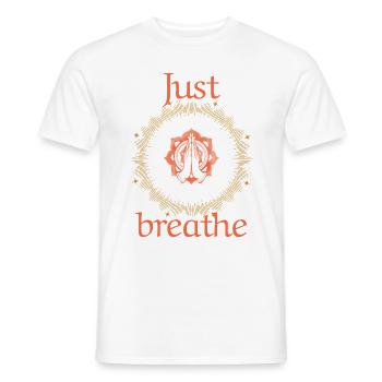 Yoga meditation - Männer T-Shirt - Weiß - Vorne - AI Model Male 178 dark (178cm)