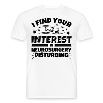 Neurochirurgie lustiges Geschenk - Männer T-Shirt - Weiß - Vorne - AI Model Male 178 dark (178cm)