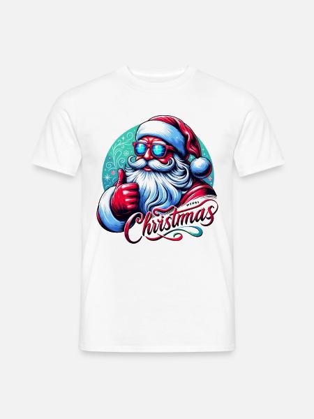 Joyeux Noël Père Noël - T-shirt homme - blanc