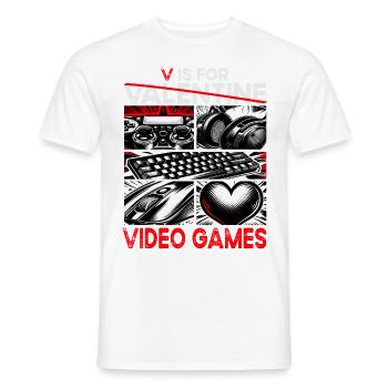 Niveau d’anniversaire xx Jeux et joueurs débloqués - T-shirt homme - blanc - Devant - AI Model Male 178 dark (178cm)