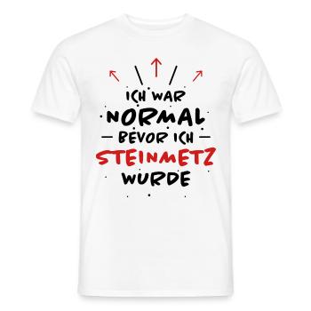 Steinmetz Spruch Beruf Lustiges Steinmetz Geschenk - Männer T-Shirt - Weiß - Vorne - AI Model Male 178 dark (178cm)