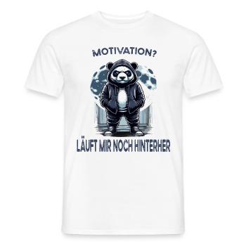 Je déteste les gens grognons du matin au bureau drôle - T-shirt homme - blanc - Devant - AI Model Male 178 dark (178cm)