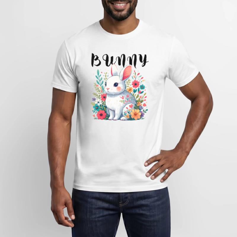 Bunny Bunny Bunny Easter Bunny Easter Spring Child Men’s T-shirt