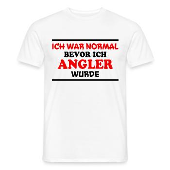 Angler Spruch Fische Angeln Meer Angler Geschenk - Männer T-Shirt - Weiß - Vorne - AI Model Male 178 dark (178cm)