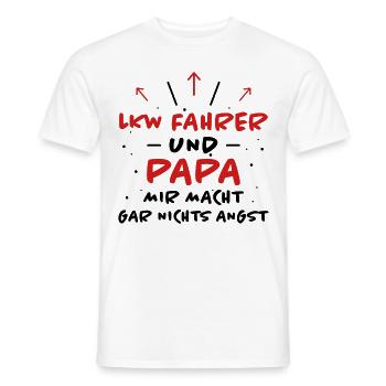 LKW Fahrer Spruch Job Lustiges LKW Fahrer Geschenk - Männer T-Shirt - Weiß - Vorne - AI Model Male 178 dark (178cm)