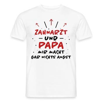 Zahnarzt Spruch Beruf Lustiges Zahnarzt Geschenk - Männer T-Shirt - Weiß - Vorne - AI Model Male 178 dark (178cm)