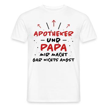 Apotheker Spruch Beruf Lustiges Apotheker Geschenk - Männer T-Shirt - Weiß - Vorne - AI Model Male 178 dark (178cm)