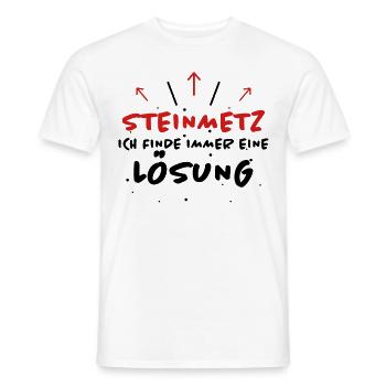 Steinmetz Spruch Beruf Lustiges Steinmetz Geschenk - Männer T-Shirt - Weiß - Vorne - AI Model Male 178 dark (178cm)