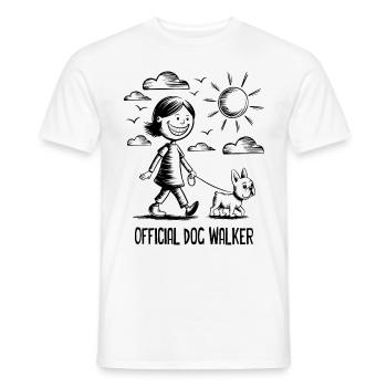 Bouledogue français Chien de compagnie Amoureux des animaux - T-shirt homme - blanc - Devant - AI Model Male 178 dark (178cm)