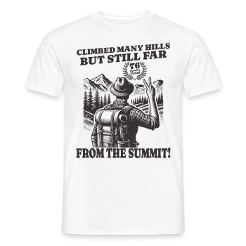 Funny Walker Birthday 76 Years - Men's T-Shirt - white - Front - AI Model Male 178 dark (178cm)