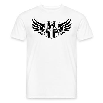 Drinking Team Logo - Männer T-Shirt - Weiß - Vorne - AI Model Male 178 dark (178cm)
