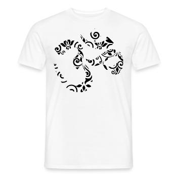 Om Ornament - Männer T-Shirt - Weiß - Vorne - AI Model Male 178 dark (178cm)