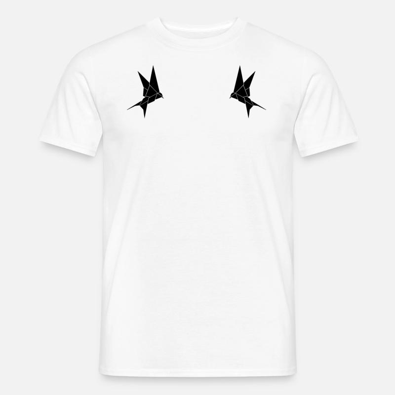 Schwalben - Männer T-Shirt - Weiß