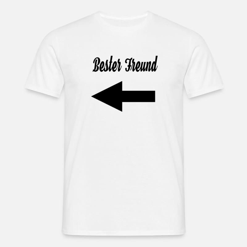 Bester Freund - Männer T-Shirt - Weiß