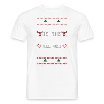 Christmas Movie Gift Griswold National Lampoon - Men's T-Shirt - white - Front - AI Model Male 178 dark (178cm)