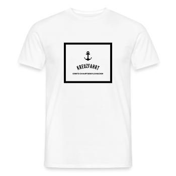 Kreuzfahrt könnte ich hauptberuflich machen - Männer T-Shirt - Weiß - Vorne - AI Model Male 178 dark (178cm)