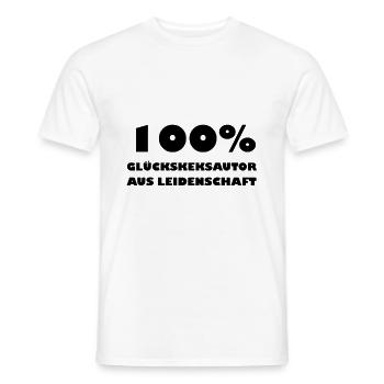 Glückskeks Leidenschaft - Männer T-Shirt - Weiß - Vorne - AI Model Male 178 dark (178cm)