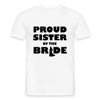 Schwester der Braut - Männer T-Shirt - Weiß - Vorne - AI Model Male 178 dark (178cm)