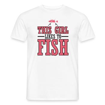 Angeln Fischen lustiger Spruch Geschenkidee - Männer T-Shirt - Weiß - Vorne - AI Model Male 178 dark (178cm)