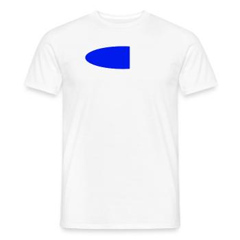 ams votre texte merch hurn chemise cadeau vienne - T-shirt homme - blanc - Devant - AI Model Male 178 dark (178cm)