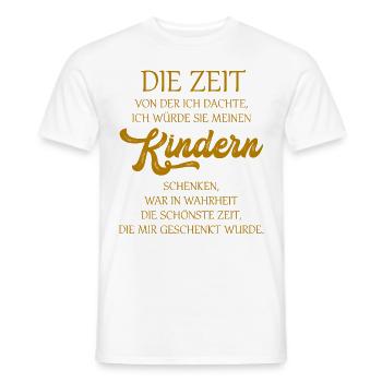 Die Zeit von der ich dachte ich würde sie meinen K - Männer T-Shirt - Weiß - Vorne - AI Model Male 178 dark (178cm)