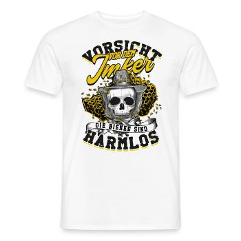 Imker Geschenk Honig Bienen Imkerei Imkern Lustig - Männer T-Shirt - Weiß - Vorne - AI Model Male 178 dark (178cm)
