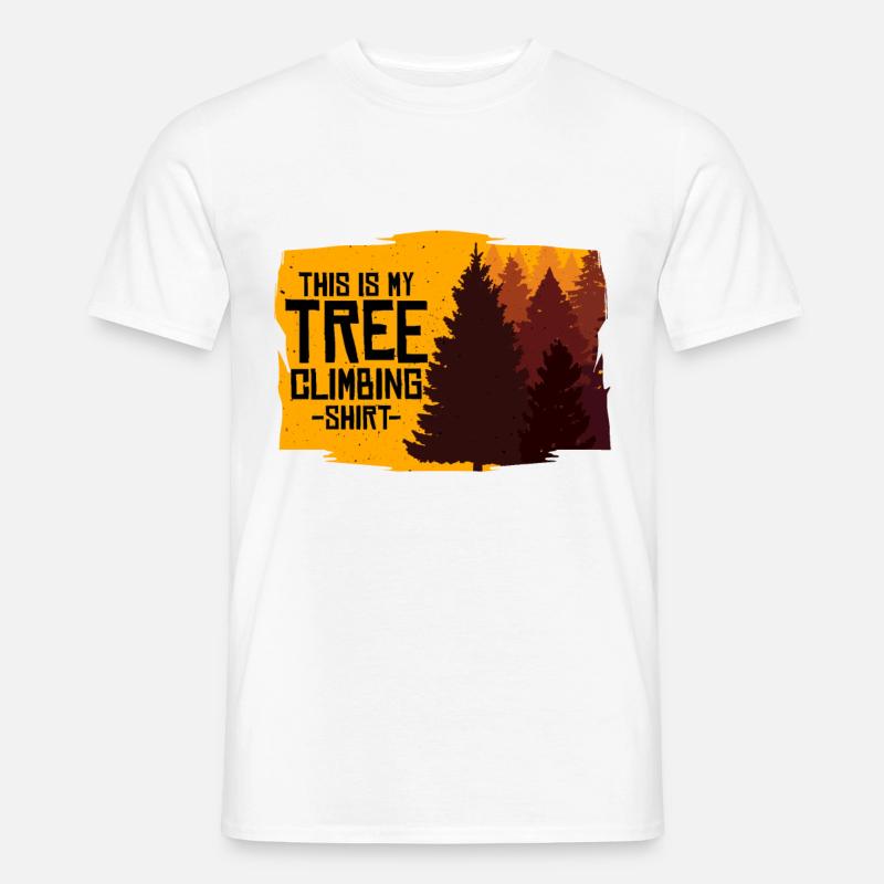 Tree Climbing - Männer T-Shirt - Weiß