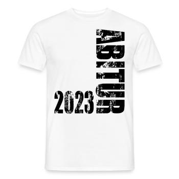 Abitur 2023 - Männer T-Shirt - Weiß - Vorne - AI Model Male 178 dark (178cm)