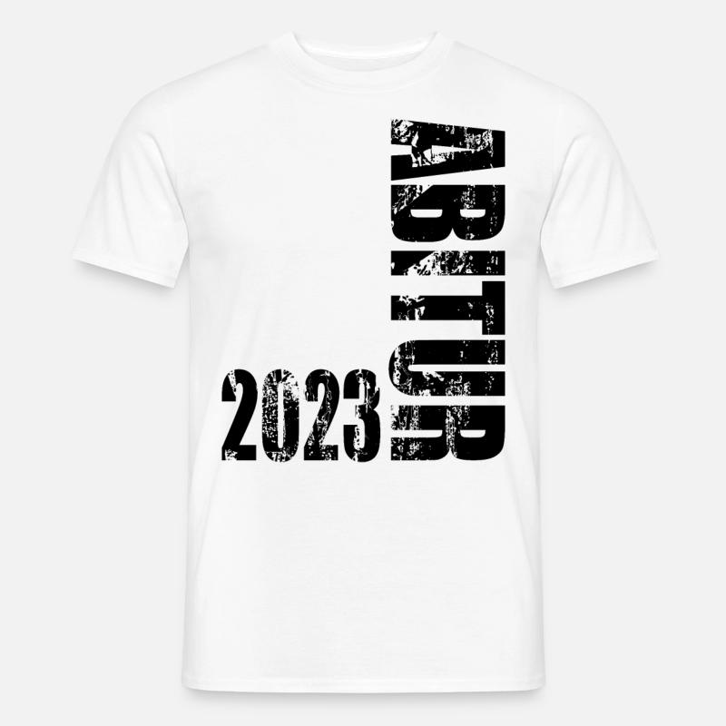Abitur 2023 - Männer T-Shirt - Weiß