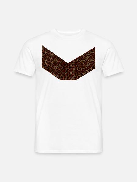 Wachs MOTIV AFRIKA - Männer T-Shirt - Weiß