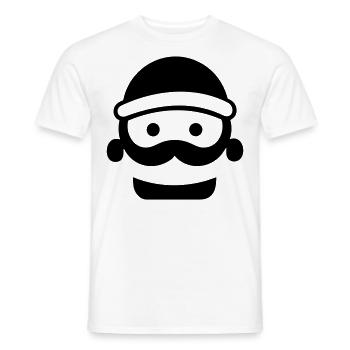 Little Father Christmas - Men's T-Shirt - white - Front - AI Model Male 178 dark (178cm)