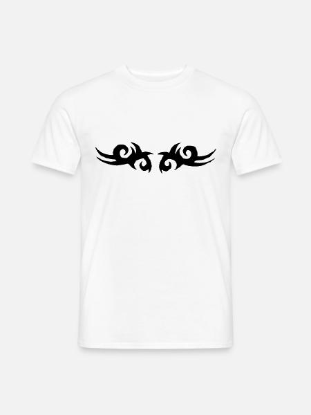 tribal tattoo - Männer T-Shirt - Weiß