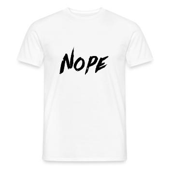 NOPE - T-shirt homme - blanc - Devant - AI Model Male 178 dark (178cm)