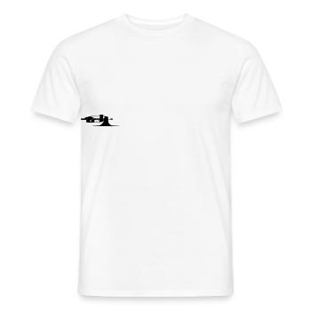 Trompete - Männer T-Shirt - Weiß - Vorne - AI Model Male 178 dark (178cm)