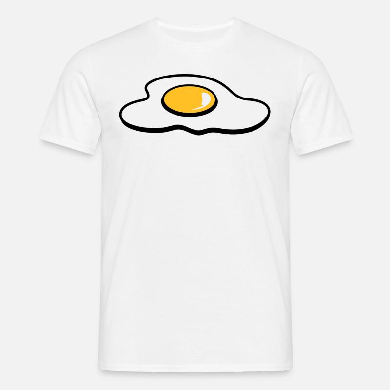 A fried egg - Men's T-Shirt - white