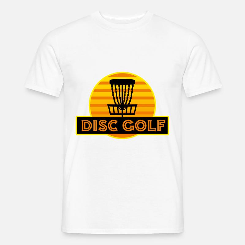 Discgolf - Männer T-Shirt - Weiß