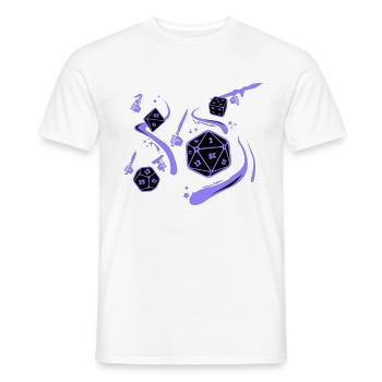 Cube cadeau T-shirt - T-shirt homme - blanc - Devant - AI Model Male 178 dark (178cm)