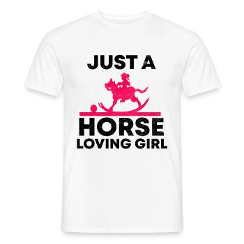 Chevaux - T-shirt homme - blanc - Devant - AI Model Male 178 dark (178cm)