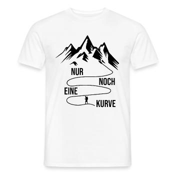 Wandern Berge Sprüche - Männer T-Shirt - Weiß - Vorne - AI Model Male 178 dark (178cm)