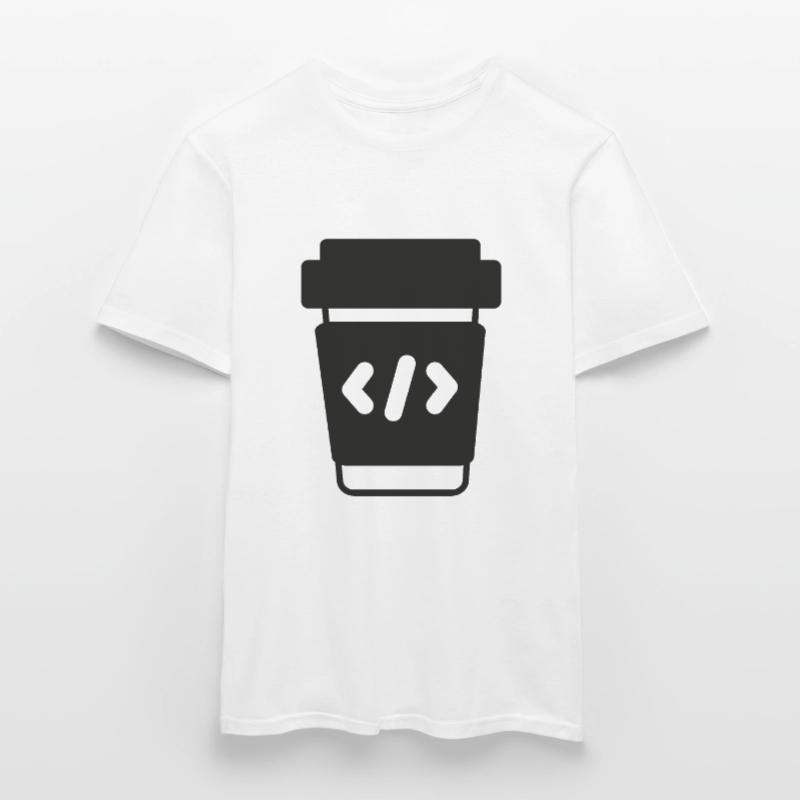 Programmierer Coder Coding Kaffee Männer T-Shirt