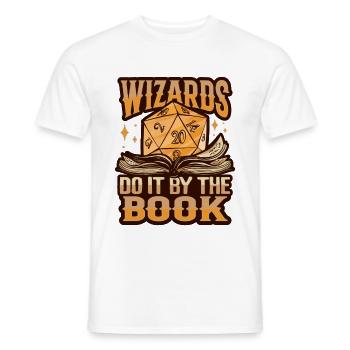 Fantasy Rpg RPG Shirt for RPG WIZARD - Men's T-Shirt - white - Front - AI Model Male 178 dark (178cm)