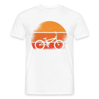 Bicycle Humor Rare Wheelless Design - Men's T-Shirt - white - Front - AI Model Male 178 dark (178cm)