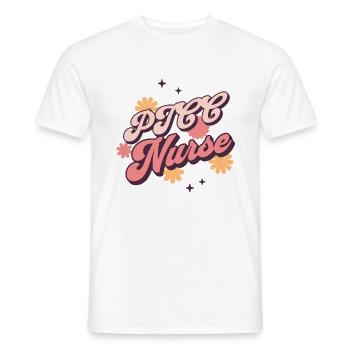 Picc Nurse Dedicated Care T-shirt - T-shirt homme - blanc - Devant - AI Model Male 178 dark (178cm)