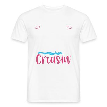 Family Love Cruisin' Together T-shirt - Männer T-Shirt - Weiß - Vorne - AI Model Male 178 dark (178cm)