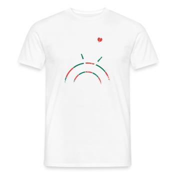Dart Player Humor Zack 26 Tee - T-shirt homme - blanc - Devant - AI Model Male 178 dark (178cm)