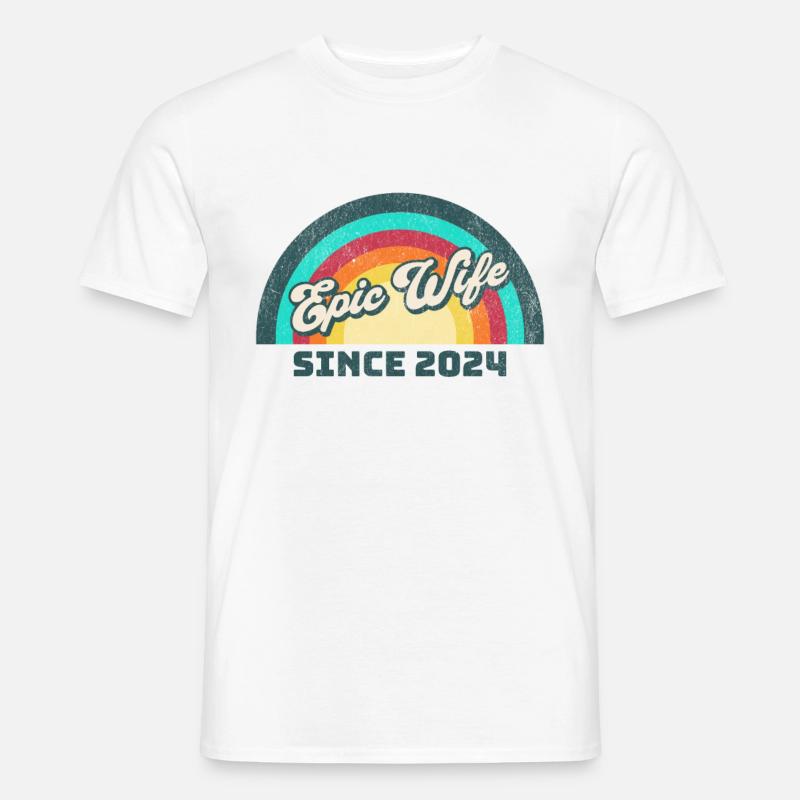 e Romantisches Episches - Männer T-Shirt - Weiß