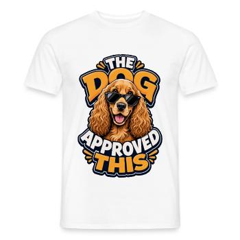 Englischer Cocker Spaniel - Männer T-Shirt - Weiß - Vorne - AI Model Male 178 dark (178cm)